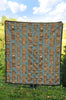 Totem Aztec Pattern Print Quilt-grizzshop