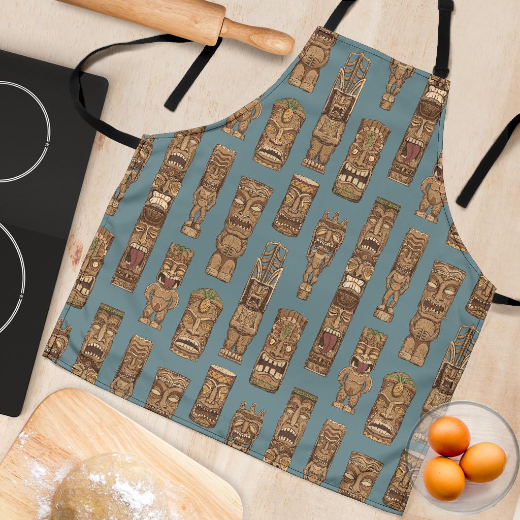 Totem Aztec Pattern Print Women's Apron-grizzshop