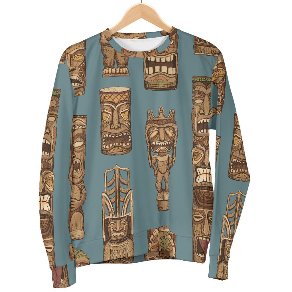 Totem Aztec Pattern Print Women's Sweatshirt-grizzshop