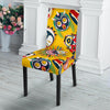 Totem Mask Pattern Print Chair Cover-grizzshop