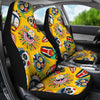 Totem Mask Pattern Print Universal Fit Car Seat Covers-grizzshop