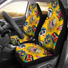 Totem Mask Pattern Print Universal Fit Car Seat Covers-grizzshop