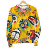 Totem Mask Pattern Print Women's Sweatshirt-grizzshop