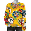 Totem Mask Pattern Print Women's Sweatshirt-grizzshop