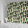 Totem Mask Print Pattern Bathroom Shower Curtain-grizzshop