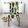 Totem Mask Print Pattern Chair Cover-grizzshop