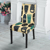 Totem Mask Print Pattern Chair Cover-grizzshop