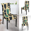 Totem Mask Print Pattern Chair Cover-grizzshop