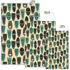 Totem Mask Print Pattern Floor Mat-grizzshop