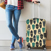 Totem Mask Print Pattern Luggage Cover Protector-grizzshop