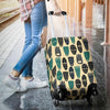 Totem Mask Print Pattern Luggage Cover Protector-grizzshop