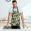 Totem Mask Print Pattern Men's Apron-grizzshop