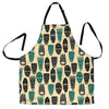 Totem Mask Print Pattern Men's Apron-grizzshop