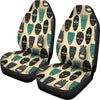 Totem Mask Print Pattern Universal Fit Car Seat Covers-grizzshop