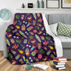 Totem Pattern Print Blanket-grizzshop