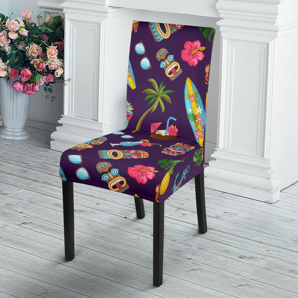 Totem Pattern Print Chair Cover-grizzshop