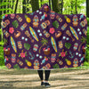 Totem Pattern Print Hooded Blanket-grizzshop