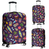 Totem Pattern Print Luggage Cover Protector-grizzshop