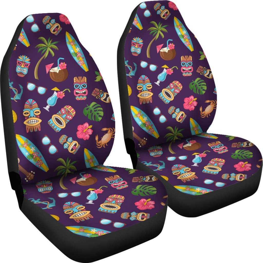 Totem Pattern Print Universal Fit Car Seat Covers-grizzshop