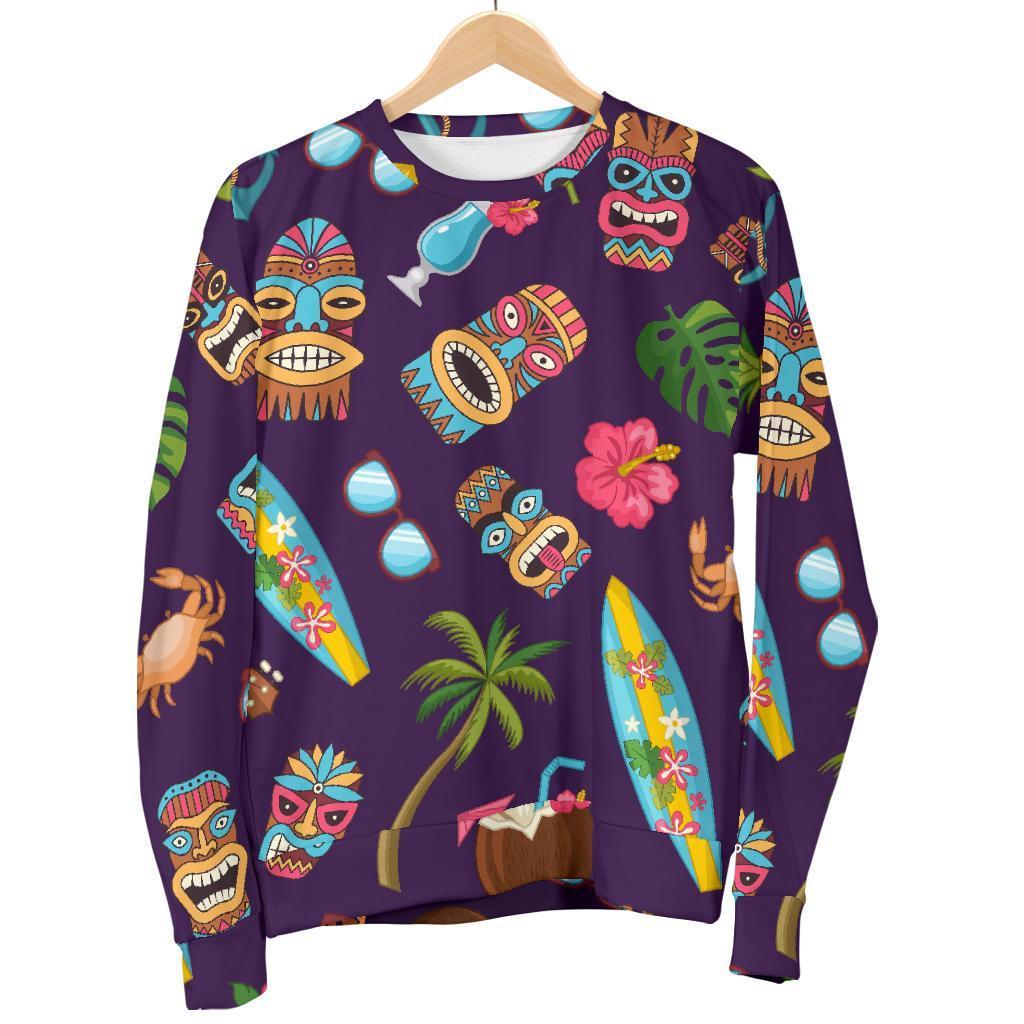 Totem Pattern Print Women's Sweatshirt-grizzshop