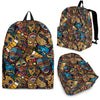 Totem Print Pattern Backpack-grizzshop