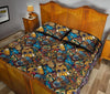 Totem Print Pattern Bed Set Quilt-grizzshop