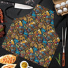 Totem Print Pattern Men's Apron-grizzshop