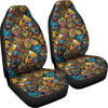 Totem Print Pattern Universal Fit Car Seat Covers-grizzshop