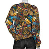 Totem Print Pattern Women's Sweatshirt-grizzshop