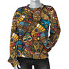 Totem Print Pattern Women's Sweatshirt-grizzshop