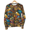 Totem Print Pattern Women's Sweatshirt-grizzshop