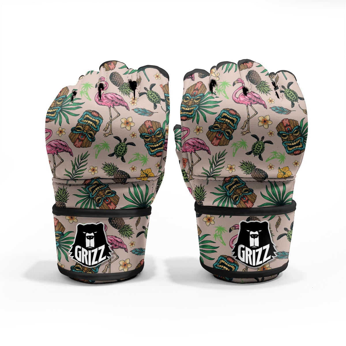 Totem Summer Print Pattern MMA Gloves-grizzshop