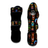 Totem Tiki Print Pattern Muay Thai Shin Guards-grizzshop