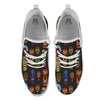 Totem Tiki Print Pattern White Athletic Shoes-grizzshop