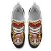 Totem Tiki Print White Athletic Shoes-grizzshop