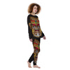 Totem Tiki Print Women's Pajamas-grizzshop