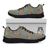 Totem Tribal Print Pattern Black Sneaker-grizzshop