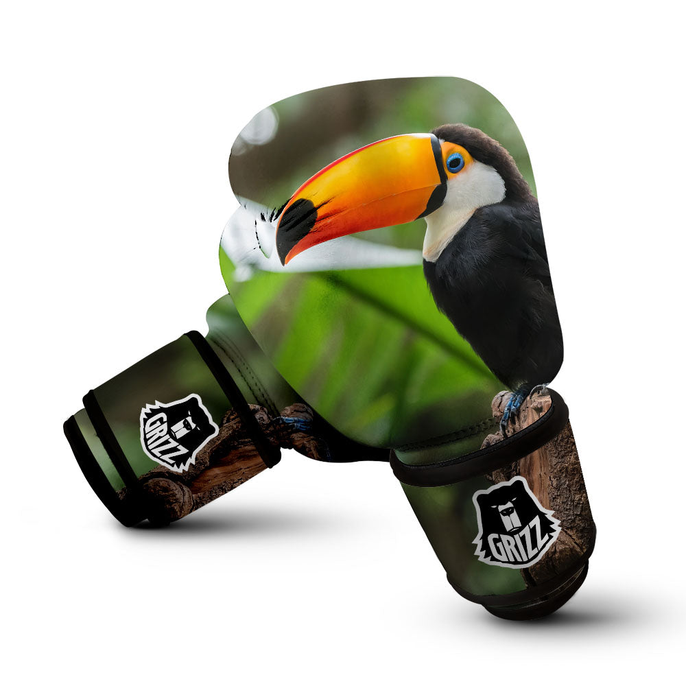 Toucan Aloha Keel-Billed Print Boxing Gloves-grizzshop