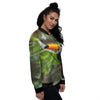 Toucan Aloha Keel-Billed Print Women's Bomber Jacket-grizzshop