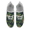 Toucan And Tiger Print Pattern White Athletic Shoes-grizzshop