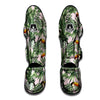 Toucan And Tropical Palm Leaf Print Muay Thai Shin Guards-grizzshop