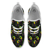 Toucan Keel Billed Tropical Print Pattern White Athletic Shoes-grizzshop