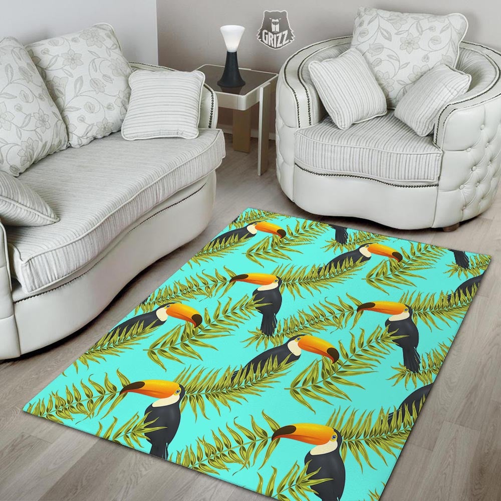 Toucan Toco Print Pattern Floor Mat-grizzshop