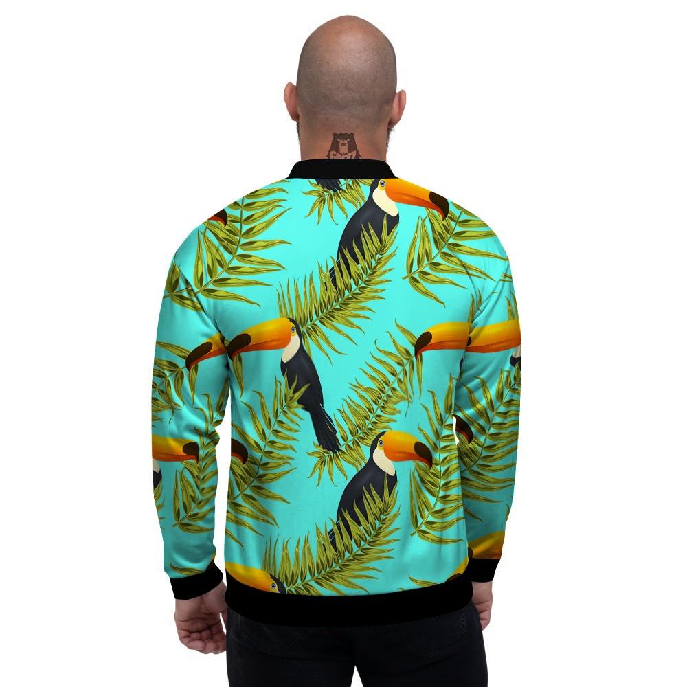 Toucan Toco Print Pattern Men's Bomber Jacket-grizzshop