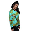 Toucan Toco Print Pattern Women's Bomber Jacket-grizzshop