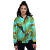 Toucan Toco Print Pattern Women's Bomber Jacket-grizzshop