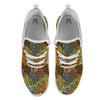 Traditional African And Wild Animal Skins Print Pattern White Athletic Shoes-grizzshop