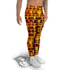 Traditional African Ethnic Print Pattern Men's Leggings-grizzshop