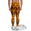 Traditional African Ethnic Print Pattern Men's Leggings-grizzshop