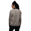 Traditional Oriental Paisley Print Pattern Women's Bomber Jacket-grizzshop